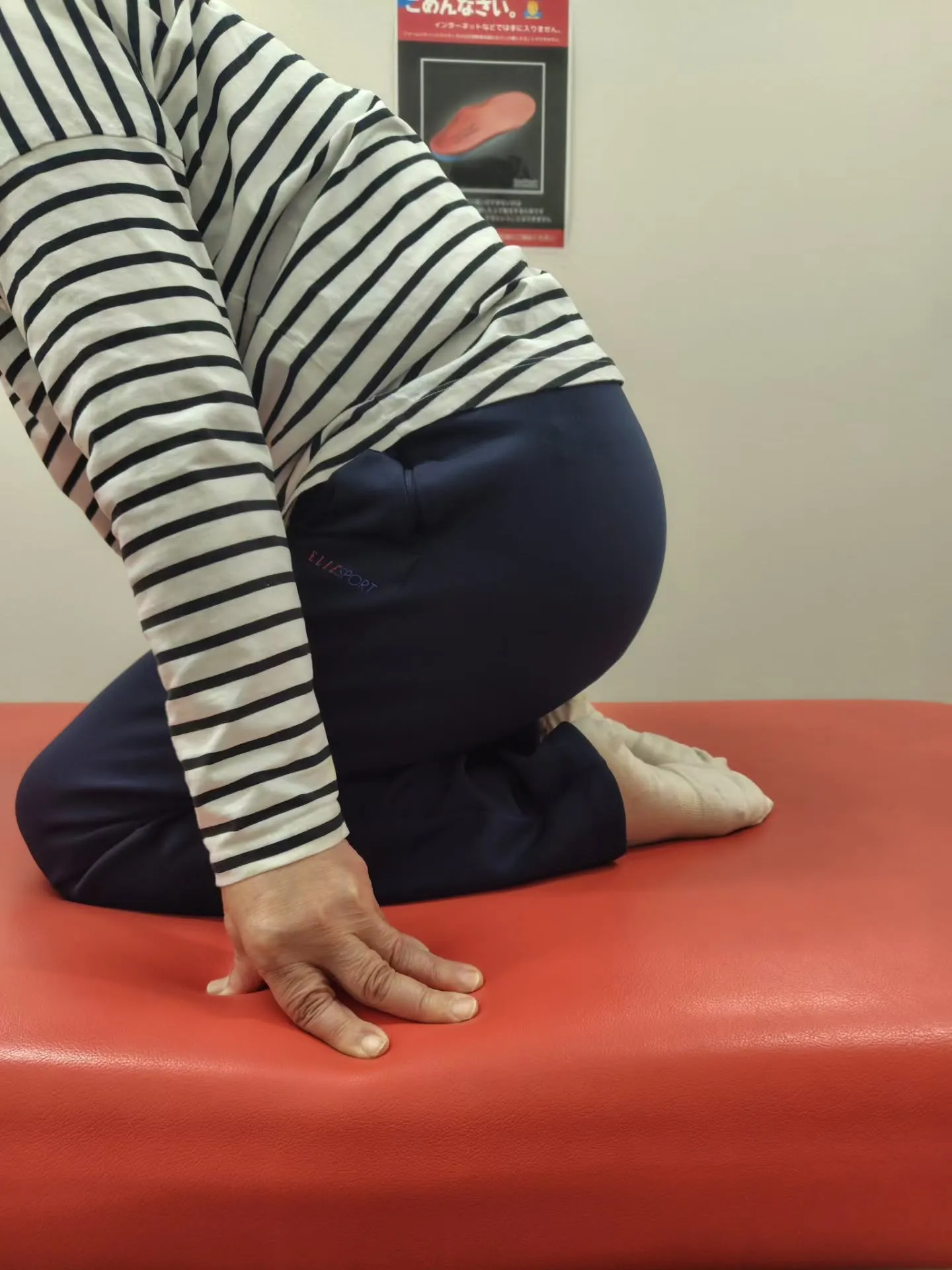 膝の痛みが主訴の患者さん。