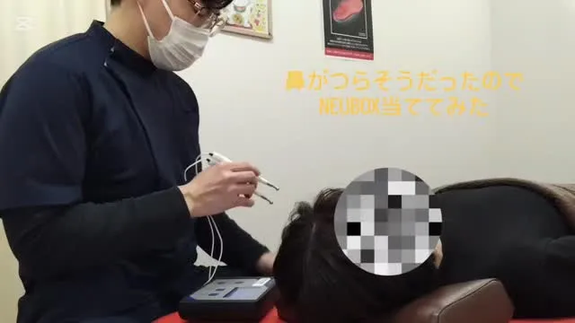 暖かくなり風も強い日で来られた方で目が痒い、鼻をすすっておら...